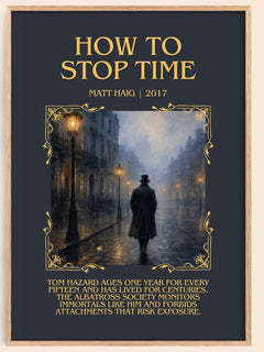 How To Stop Time Minimalist Book Poster by Matt Haig – image 1