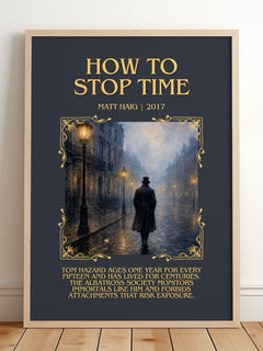 How To Stop Time Minimalist Book Poster by Matt Haig – image 2