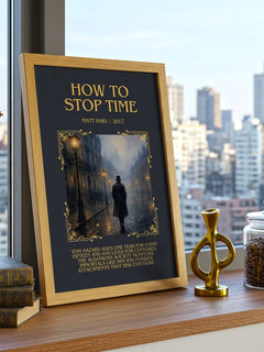 How To Stop Time Minimalist Book Poster by Matt Haig – image 3