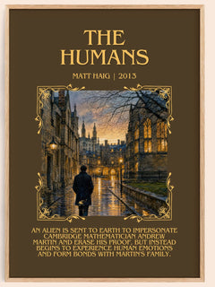 The Humans Minimalist Book Poster by Matt Haig – image 1