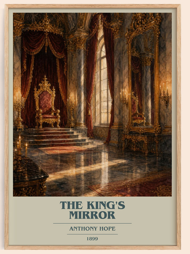 The King'S Mirror Book Cover Poster by Anthony Hope