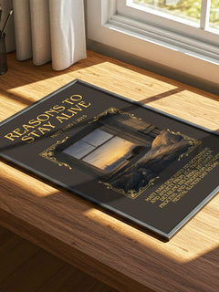 Reasons To Stay Alive Minimalist Book Poster by Matt Haig – image 4