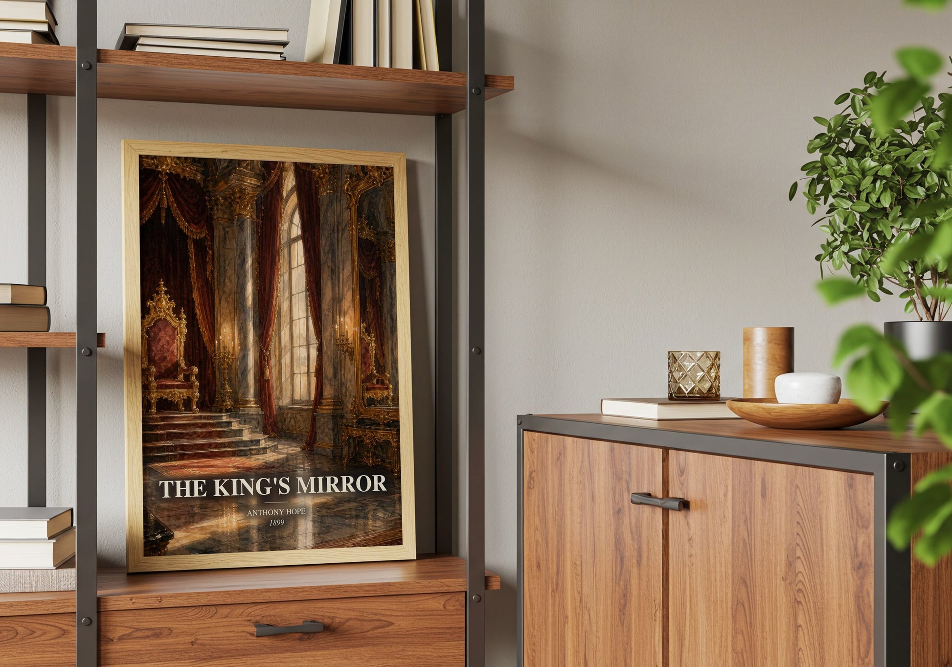 The King'S Mirror book watercolour illustration paper finish options – matte satin gloss
