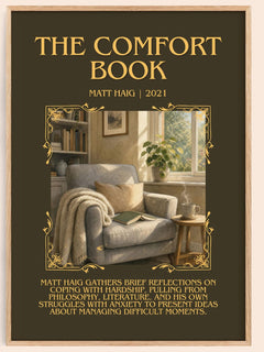 The Comfort Book Minimalist Book Poster by Matt Haig – image 1