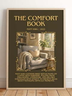 The Comfort Book Minimalist Book Poster by Matt Haig – image 2