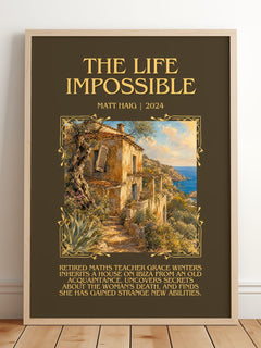 The Life Impossible Minimalist Book Poster by Matt Haig – image 2