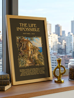The Life Impossible Minimalist Book Poster by Matt Haig – image 3