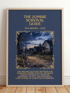The Zombie Survival Guide Minimalist Book Poster by Max Brooks – image 2