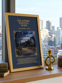 The Zombie Survival Guide Minimalist Book Poster by Max Brooks – image 3