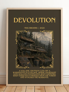 Devolution Minimalist Book Poster by Max Brooks – image 2