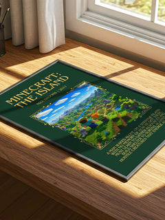Minecraft: The Island Minimalist Book Poster by Max Brooks – image 4