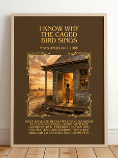I Know Why The Caged Bird Sings Minimalist Book Poster by Maya Angelou – image 2