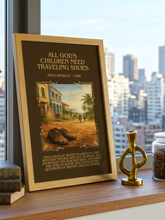 All God'S Children Need Traveling Shoes Minimalist Book Poster – M. – image 3