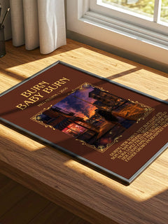 Burn Baby Burn Minimalist Book Poster by Meg Medina – image 4