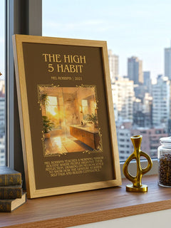 The High 5 Habit Minimalist Book Poster by Mel Robbins – image 3