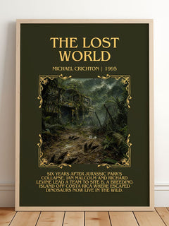 The Lost World Minimalist Book Poster by Michael Crichton – image 2