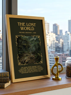 The Lost World Minimalist Book Poster by Michael Crichton – image 3