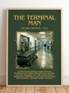 The Terminal Man Minimalist Book Poster by Michael Crichton – image 2