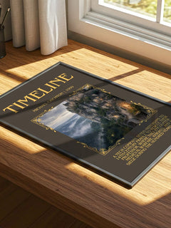 Timeline Minimalist Book Poster by Michael Crichton – image 4