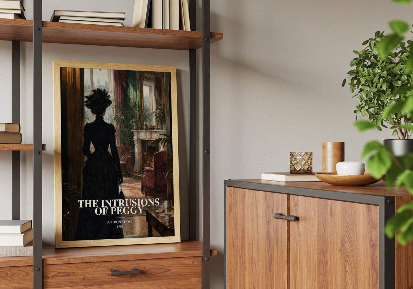 The Intrusions Of Peggy book watercolour illustration paper finish options – matte satin gloss