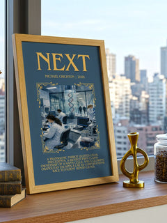 Next Minimalist Book Poster by Michael Crichton – image 3