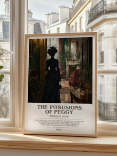 The Intrusions Of Peggy bookish print in frame leaning in hallway – romance wall art