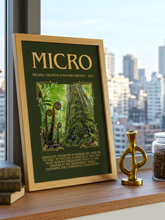 Micro Minimalist Book Poster by Michael Crichton & Richard Preston – image 3