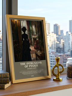 The Intrusions Of Peggy bookish poster colour and style options – Anthony Hope book art