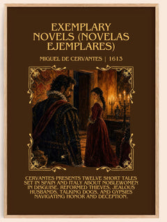 Exemplary Novels (Novelas Ejemplares) Minimalist Book Poster – M. – image 1