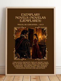 Exemplary Novels (Novelas Ejemplares) Minimalist Book Poster – M. – image 2