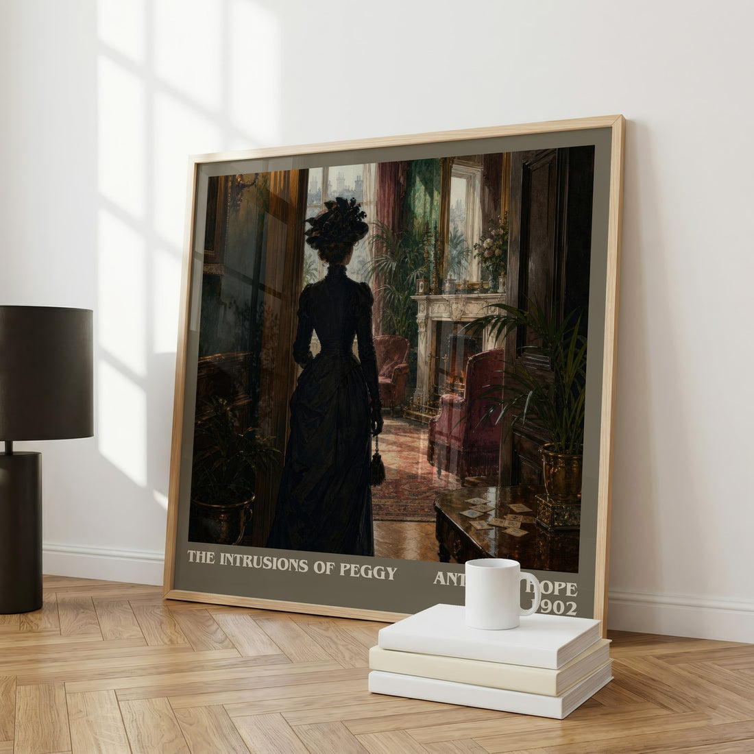 The Intrusions Of Peggy literary art print colour and style options – Anthony Hope book art