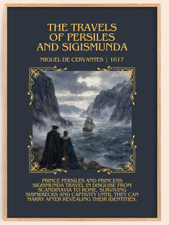 Travels Of Persiles And Sigismunda Minimalist Book Poster – M. – image 1