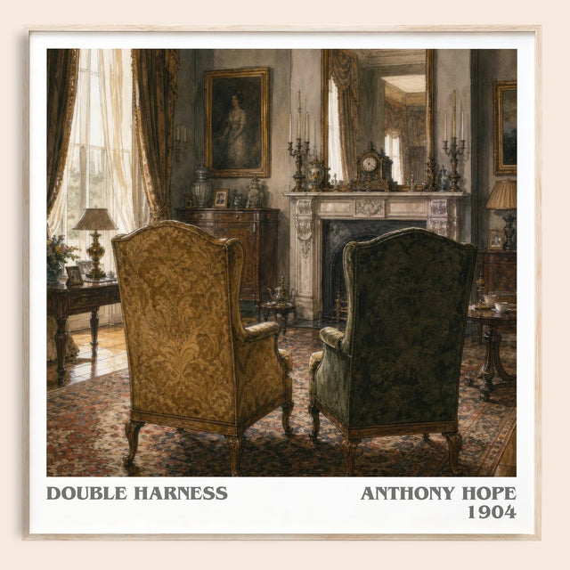 Double Harness Literary Art Print by Anthony Hope