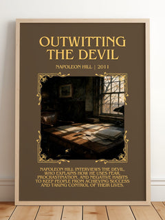 Outwitting The Devil Minimalist Book Poster by Napoleon Hill – image 2