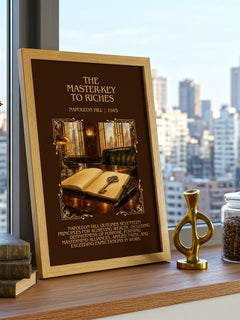 The Master-Key To Riches Minimalist Book Poster by Napoleon Hill – image 3