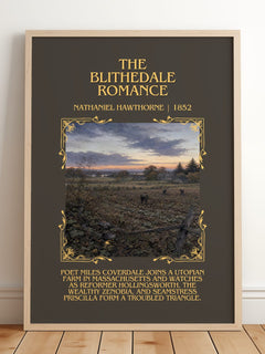 The Blithedale Romance Minimalist Book Poster by Nathaniel Hawthorne – image 2