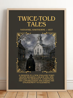 Twice-Told Tales Minimalist Book Poster by Nathaniel Hawthorne – image 2