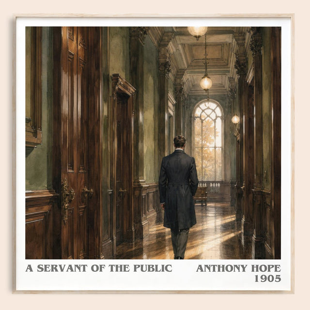 A Servant Of The Public Literary Art Print by Anthony Hope