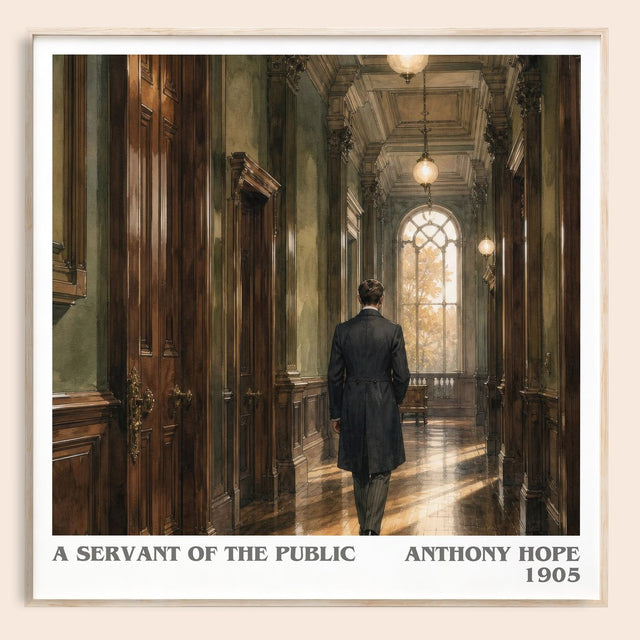 A Servant Of The Public Literary Art Print by Anthony Hope