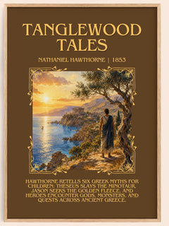 Tanglewood Tales Minimalist Book Poster by Nathaniel Hawthorne – image 1