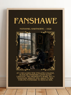 Fanshawe Minimalist Book Poster by Nathaniel Hawthorne – image 2