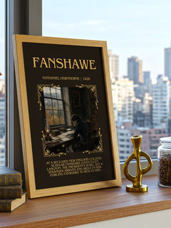 Fanshawe Minimalist Book Poster by Nathaniel Hawthorne – image 3