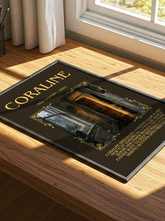 Coraline Minimalist Book Poster by Neil Gaiman – image 4