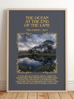 The Ocean At The End Of The Lane Minimalist Book Poster by Neil Gaiman – image 2