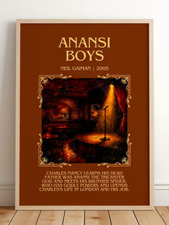 Anansi Boys Minimalist Book Poster by Neil Gaiman – image 2