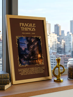 Fragile Things Minimalist Book Poster by Neil Gaiman – image 3