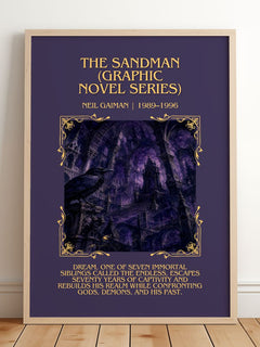 Sandman (Graphic Novel Series) Minimalist Book Poster by Neil Gaiman – image 2