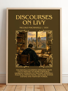 Discourses On Livy Minimalist Book Poster by Niccolò Machiavelli – image 2