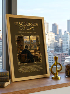 Discourses On Livy Minimalist Book Poster by Niccolò Machiavelli – image 3