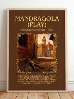 Mandragola (Play) Minimalist Book Poster by Niccolò Machiavelli – image 2